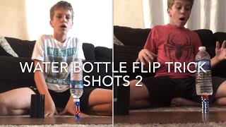 Water bottle flip trick shots 2 | Dude Attack
