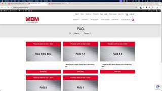 MBM Update