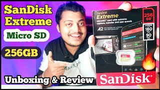 SanDisk Extreme Memory Card 256GB Unboxing, Review \u0026 Speed Test