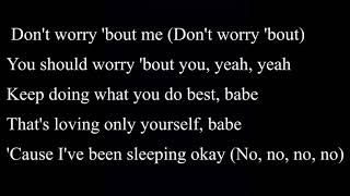 Zara Larsson - Don't Worry Bout Me (Lyric Video)