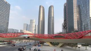 [4KHDR]China walk tour | Walk in Incubation Park Chengdu | Real china city