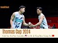 Goh Sze Fei/Nur Izzuddin 🇲🇾 vs He Ji Ting/Ren Xiang Yu 🇨🇳 - Thomas Cup 2024