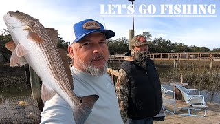 Spent a day Fishing Beaufort SC with LeGrande the MAN... We got em