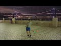 floorball zorro freestyle night moves on waterfront