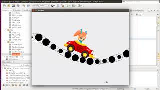 Java 2D Physics from scratch - Hill Climb Racing (2012) with Verlet Integration Physics Test #1