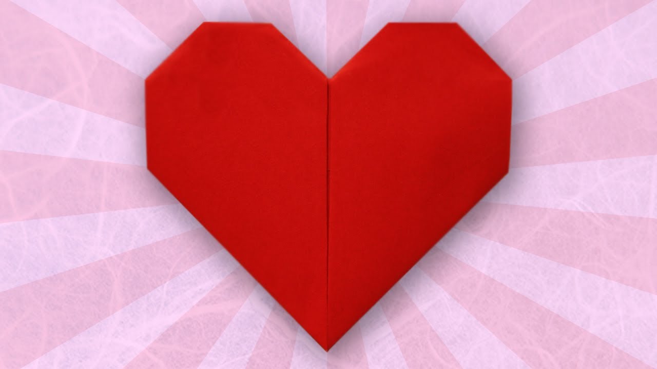 Origami Heart (Folding Instructions) - YouTube