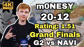 m0NESY (20-12) G2 vs NAVI (Dust2) | BLAST Premier Fall Final 2024 #cs2 #pov