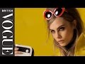 Cara Delevingne Retro Look | Behind The Scenes | British Vogue