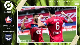 Lille 2 - 1 Bordeaux - HIGHLIGHTS & GOALS - 12/13/2020