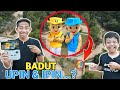 DRONE MENANGKAP NAMPAK BADUT UPIN DAN IPIN DITAMAN?? | Mikael Family