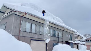 この冬、最後の雪下ろし｜豪雪地帯での暮らし