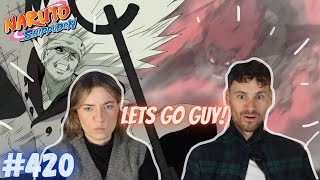 Naruto Shippuden Reaction | THE EIGHTH INNER GATE FORMATION EP420