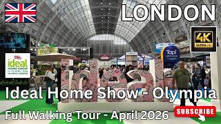 LONDON [4K] Amazing Ideal Home Show April 2026 Opening Weekend Walking Tour #viral #trending #shorts
