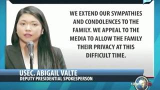 NewsLife: Palace extends condolences to the family of executed Filipina