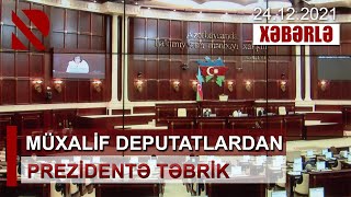 Müxalif deputatlardan Prezidentə təbrik - Partiya sədrləri Milli Məclisin iclasında çıxış ediblər