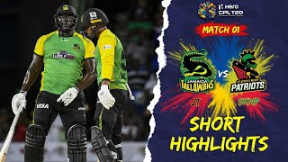 Highlights | St Kitts and Nevis Patriots vs Jamaica Tallawahs | CPL 2022