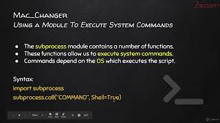 2 Using Python Modules Executing System Commands