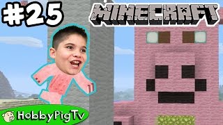 Minecraft  25 Creative Pig Man Build on Xbox One HobbyPigTV