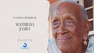 Funeral Service for Mathilda James