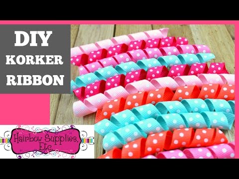 Korker Ribbon Tutorial - DIY Korkers - Hairbow Supplies, Etc. Korker Ribbon Tutorial - DIY Korkers - Hairbow Supplies, Etc.