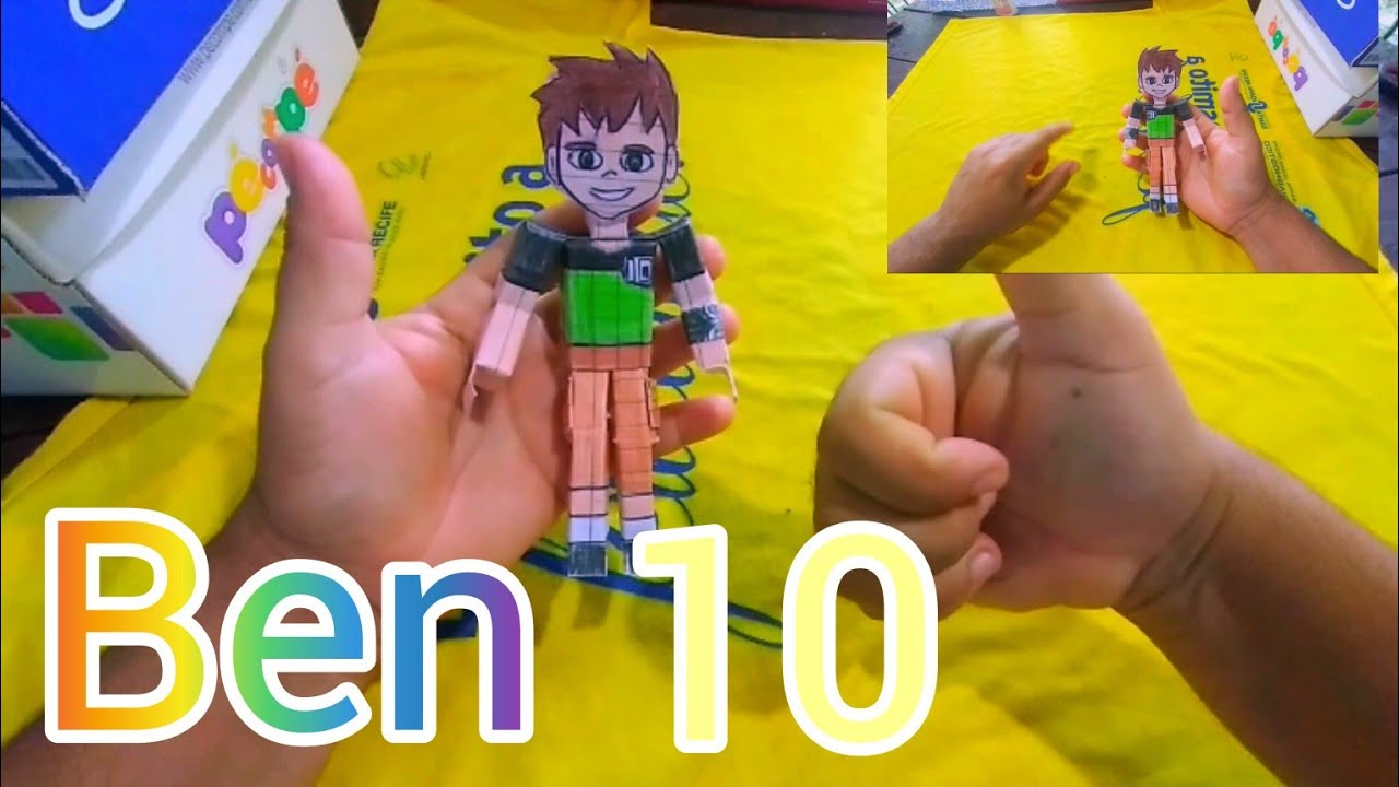 Boneco Ben 10 De Papel Youtube
