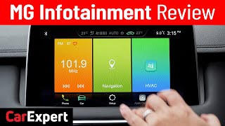 MG HS infotainment review: 10.1-inch with Apple CarPlay and Android Auto
