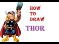 How To Draw Cartoon Thor