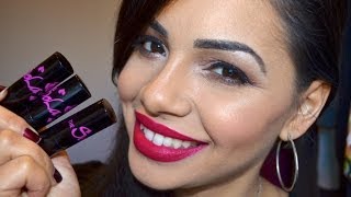 Sola Look Lipsticks Review and Demo