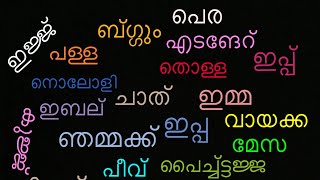 MALAPPURAM Slang| 45 Malappuram words | മലപ്പുറം ഭാഷ|