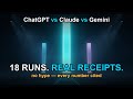 ChatGPT vs Claude vs Gemini — 3 Real Tasks, One Made Up a Stat