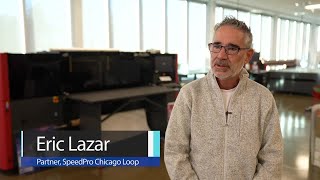 Eric Lazar, Partner at SpeedPro Chicago Loop, on the EFI Pro 30h