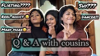 Q & A with cousins🥲😂❤️ | #cousins | #trending | #sisterhood | #adharva_vlogs