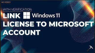 Link Windows 11 license to Microsoft account