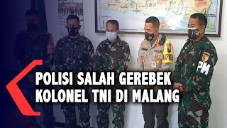 Polisi Salah Gerebek Kolonel TNI di Malang