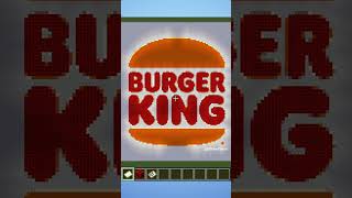 #burger #burgerking #漢堡 #漢堡王 #logo #mapart #PixelArt #地圖繪 #Minecraft #我的世界 #games #art #はいよろこんで #sho