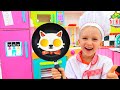 Vlad and Niki Cooking Breakfast for Mama - Funny stories for kids