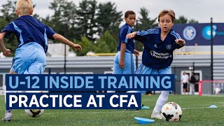 U12 Boys Practice at CFA | ACADEMY INSIDE TRAINING