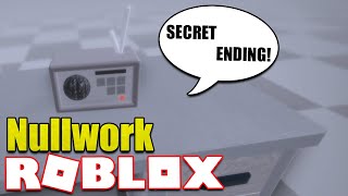 SECRET ENDING?! in Roblox Nullwork Full Game Playthrough (w/ Friends)