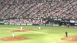 2015.6.14(日)西武 高橋朋己 フォロミーがドームに鳴り響く！