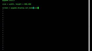 pygame - tutorial part 1