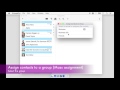 macOS: How to create groups and assign contacts to groups