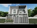 home design idea lot area 60 sqm floor area 96 sqm