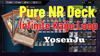 [Master Duel] F2P NR rarity Deck, infinite Kaiju loop Yosenju, ready for NR festival! Platinum Duel