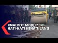 Hati-hati Warga Kediri, Polisi Tilang Ratusan Motor Akibat Knalpot Modif