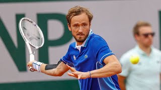 Daniil Medvedev vs Marin Cilic Roland Garros 2022