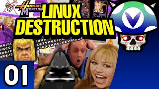 [Vinesauce] Joel - Hannah Montana Linux Destruction ( Part 1 )