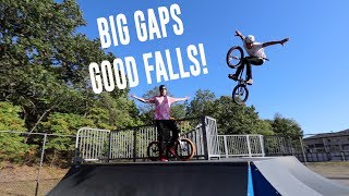 INSANE GAP AT SKATEPARK!