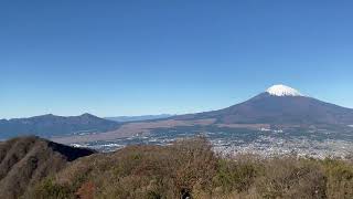 青空が鮮やかだった金時山（2021年11月13日）