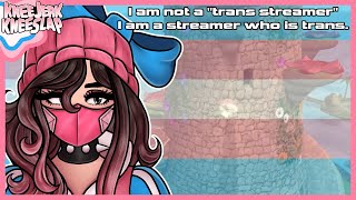 I am not a trans streamer, I am a streamer who is trans.