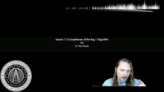 Completeness of the Bug 1 Algorithm